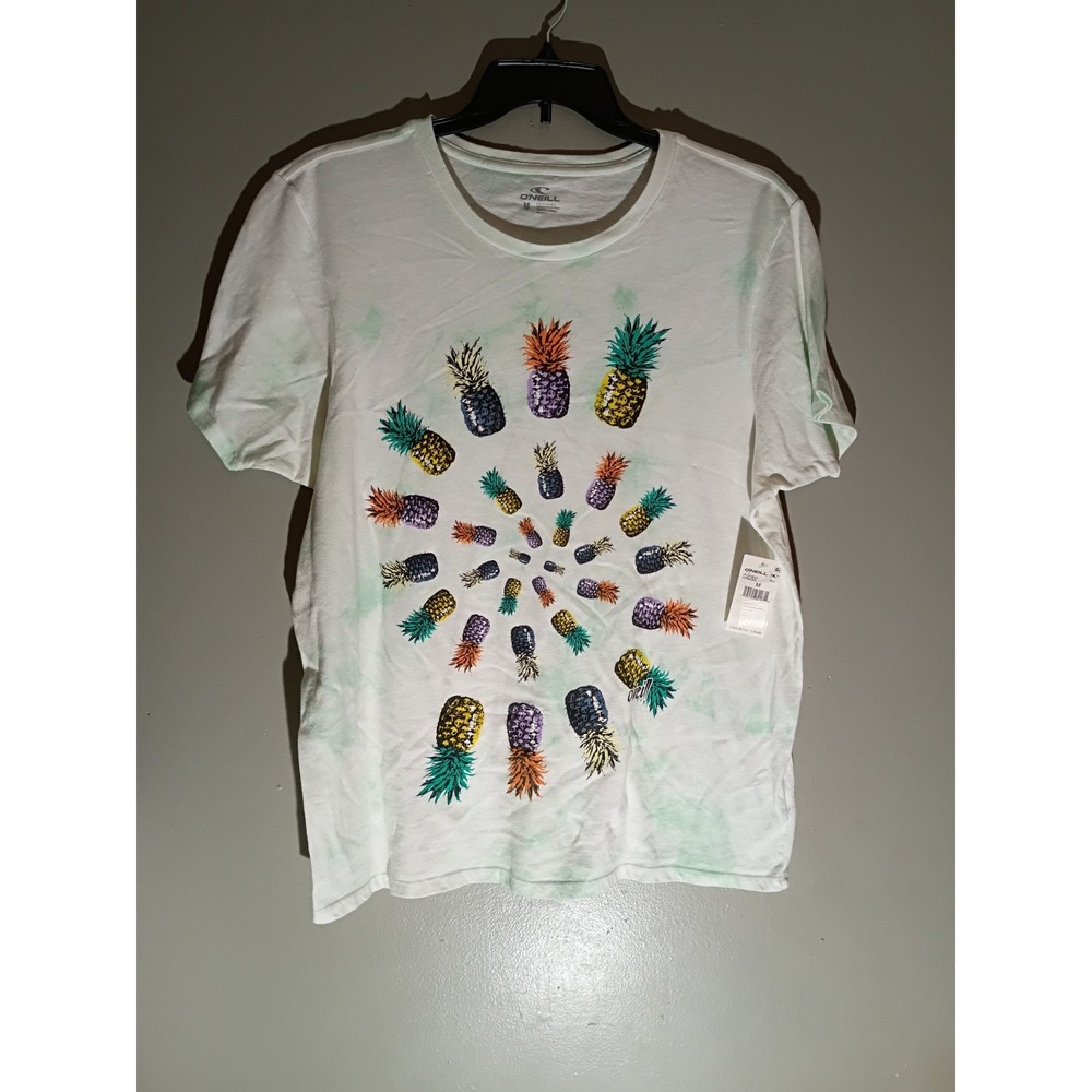O neill Wonens  t shirt Pineapples Size M‎